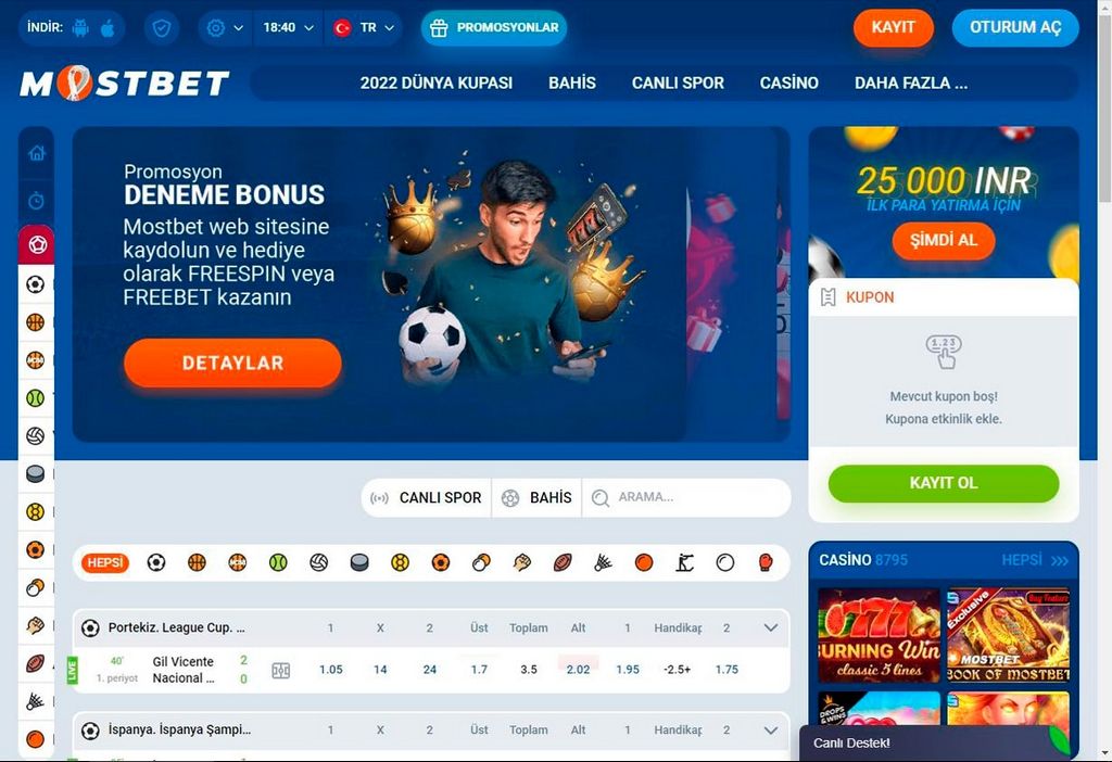 Зеркало Mostbet